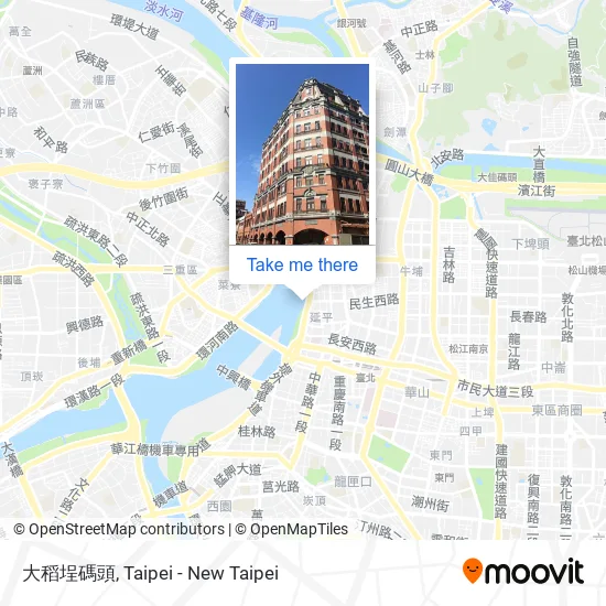 大稻埕碼頭 map