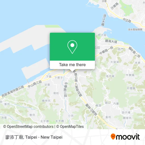 廖添丁廟 map