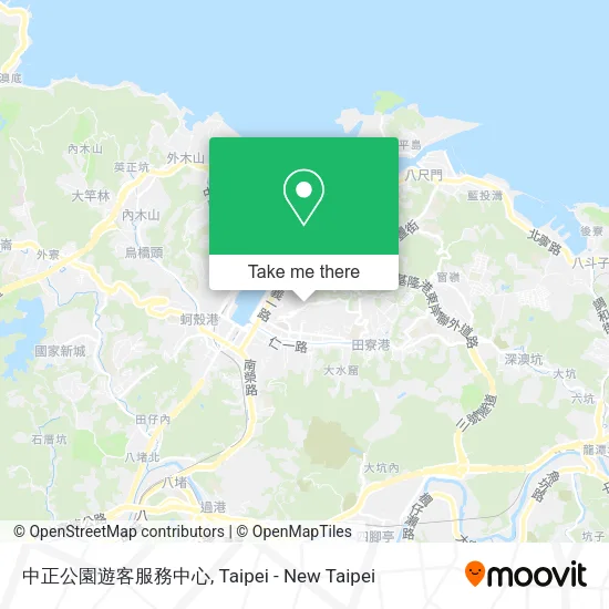 中正公園遊客服務中心地圖
