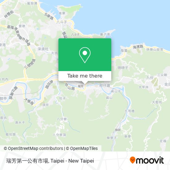 How To Get To 瑞芳第一公有市場in New Taipei By Bus Train Or Metro