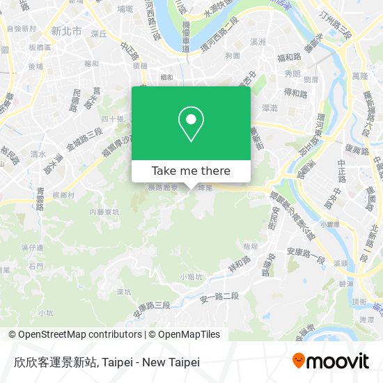 欣欣客運景新站地圖
