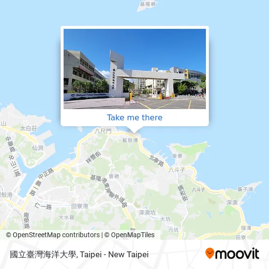 國立臺灣海洋大學地圖