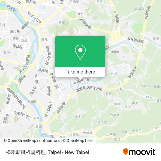 松禾新鐵板燒料理 map