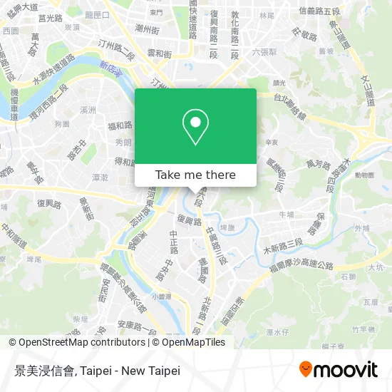 景美浸信會 map