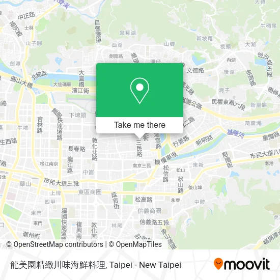 龍美園精緻川味海鮮料理地圖
