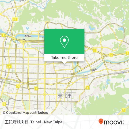 王記府城肉粽 map