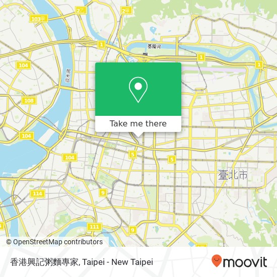 香港興記粥麵專家 map