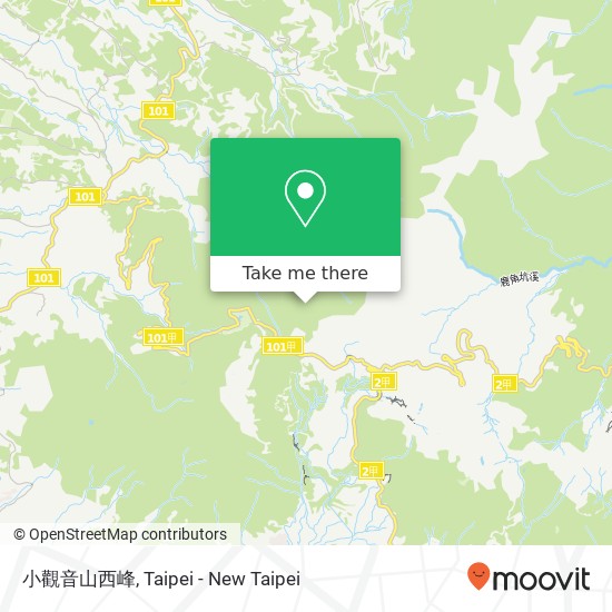 小觀音山西峰 map