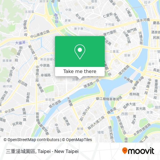 三重湯城園區 map
