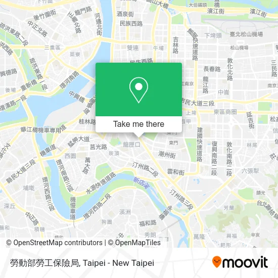 勞動部勞工保險局 map