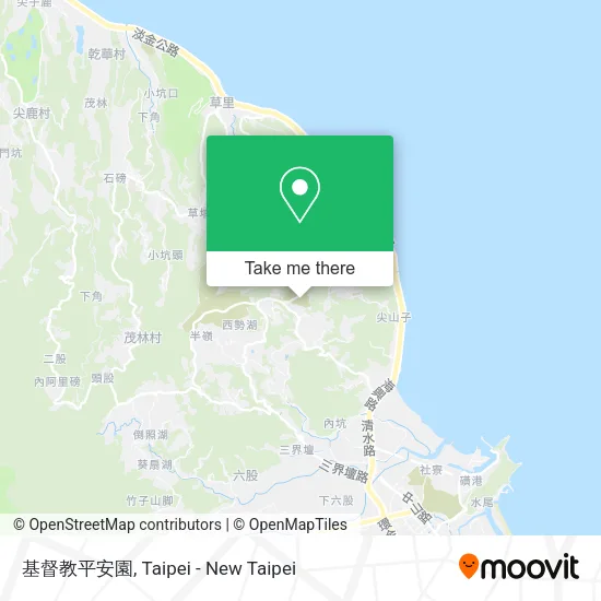 基督教平安園地圖