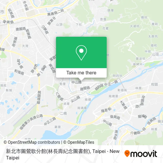新北市圖鶯歌分館(林長壽紀念圖書館)地圖