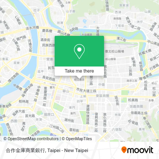 合作金庫商業銀行地圖