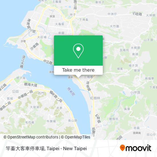 竿蓁大客車停車場 map