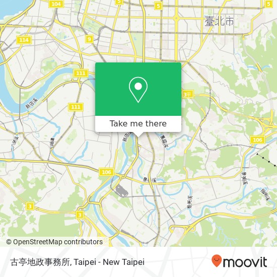古亭地政事務所 map