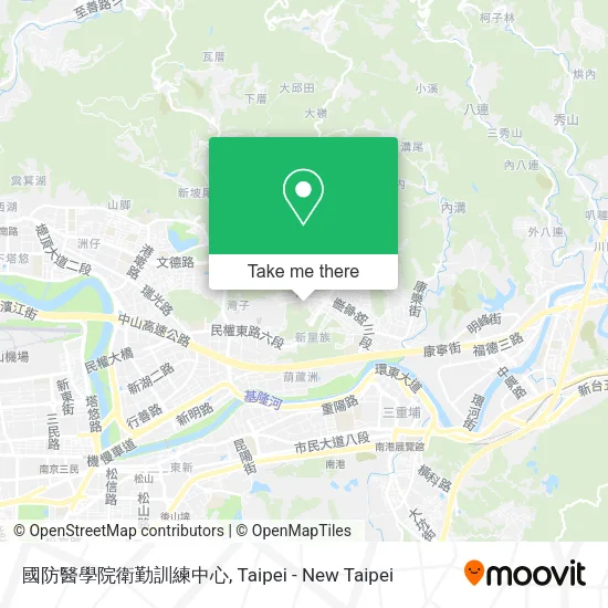國防醫學院衛勤訓練中心 map