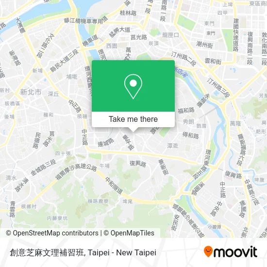 創意芝麻文理補習班地圖