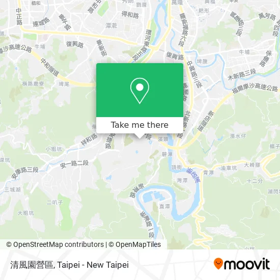 清風園營區 map