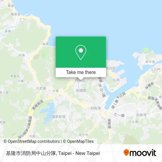 基隆市消防局中山分隊地圖