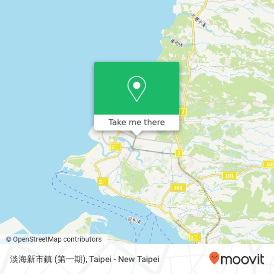 淡海新市鎮 (第一期) map