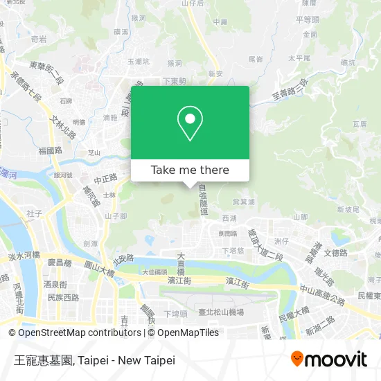 王寵惠墓園地圖