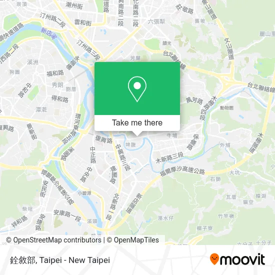 銓敘部地圖
