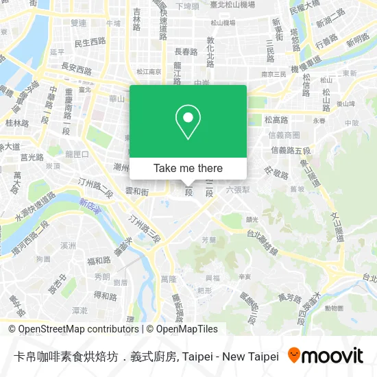 卡帛咖啡素食烘焙坊．義式廚房地圖