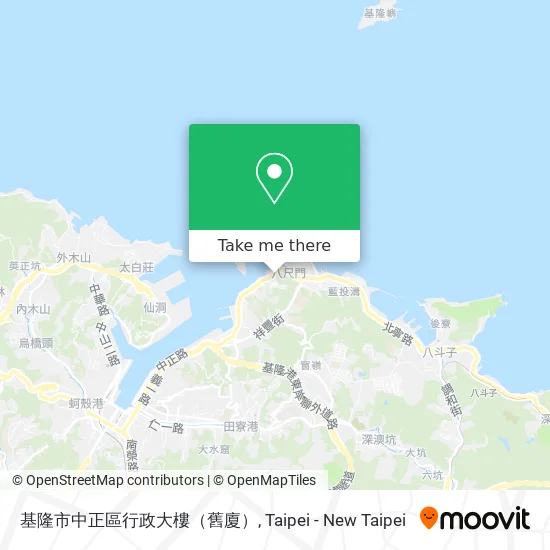 基隆市中正區行政大樓（舊廈） map