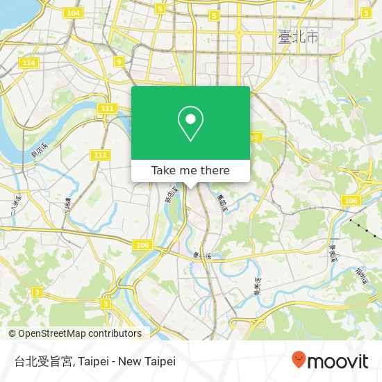 台北受旨宮 map