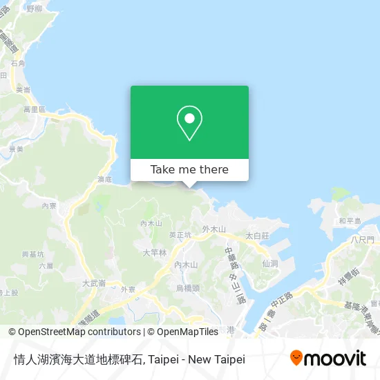 情人湖濱海大道地標碑石 map