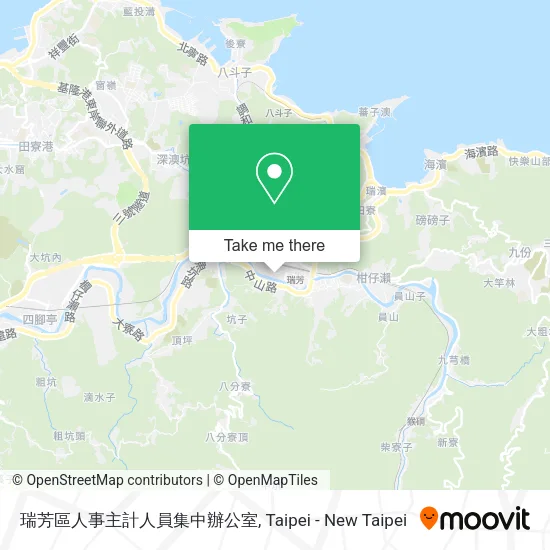 瑞芳區人事主計人員集中辦公室地圖