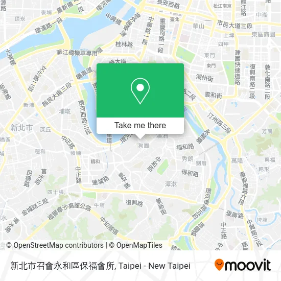 新北市召會永和區保福會所地圖