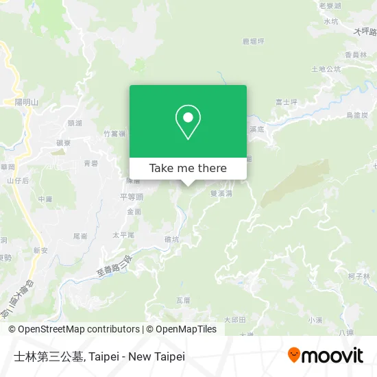 士林第三公墓 map