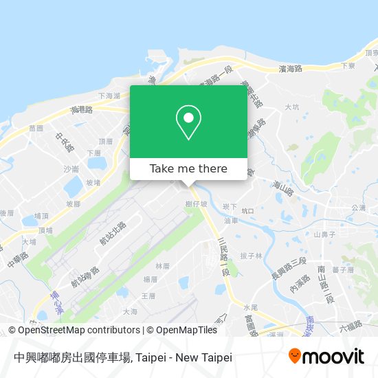 中興嘟嘟房出國停車場 map