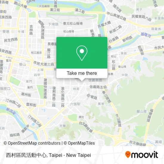 西村區民活動中心地圖