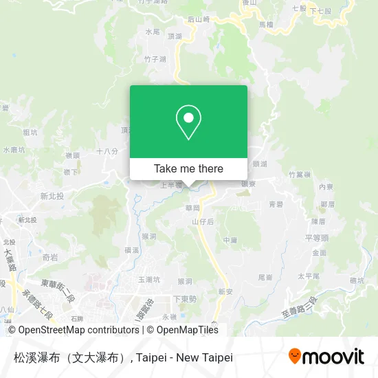 松溪瀑布（文大瀑布） map