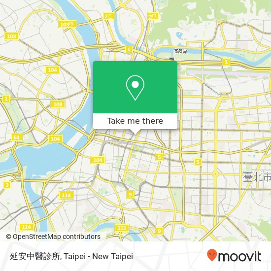 延安中醫診所 map
