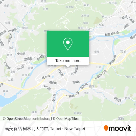 義美食品 樹林北大門市地圖
