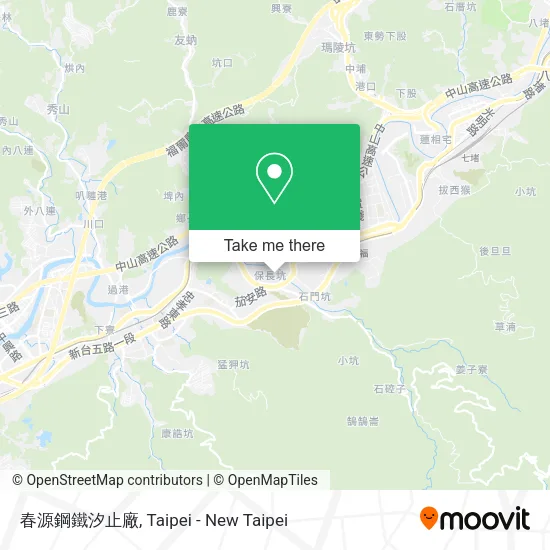 春源鋼鐵汐止廠地圖