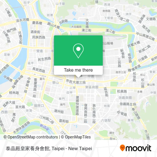 泰晶殿皇家養身會館地圖