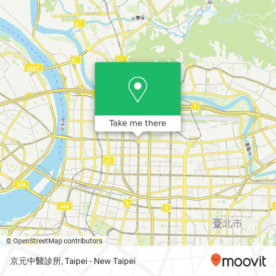 京元中醫診所 map