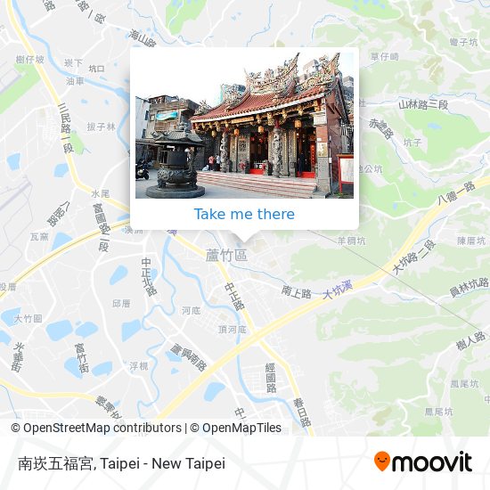 南崁五福宮 map