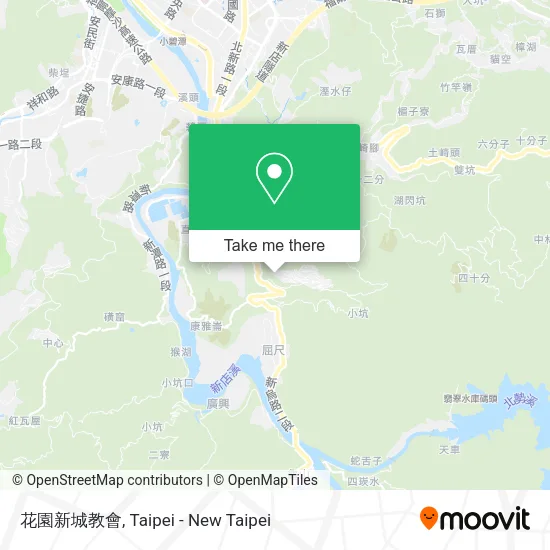 花園新城教會 map