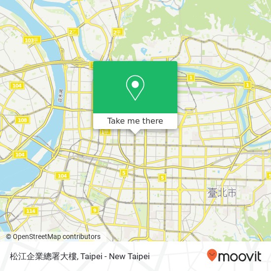 松江企業總署大樓 map