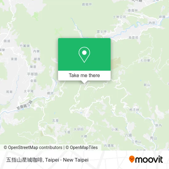 五指山星城咖啡地圖