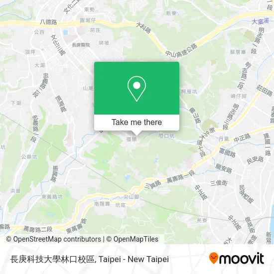 長庚科技大學林口校區 map