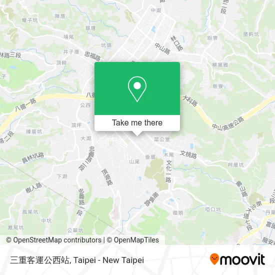 三重客運公西站地圖