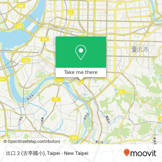 出口 2 (古亭國小) map