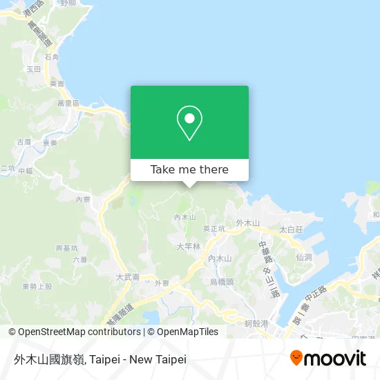 外木山國旗嶺 map