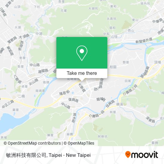 敏洲科技有限公司 map